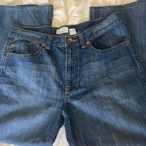 Selling blue denim baggy jeans from dkny they’re vintage but haven’t worn alot